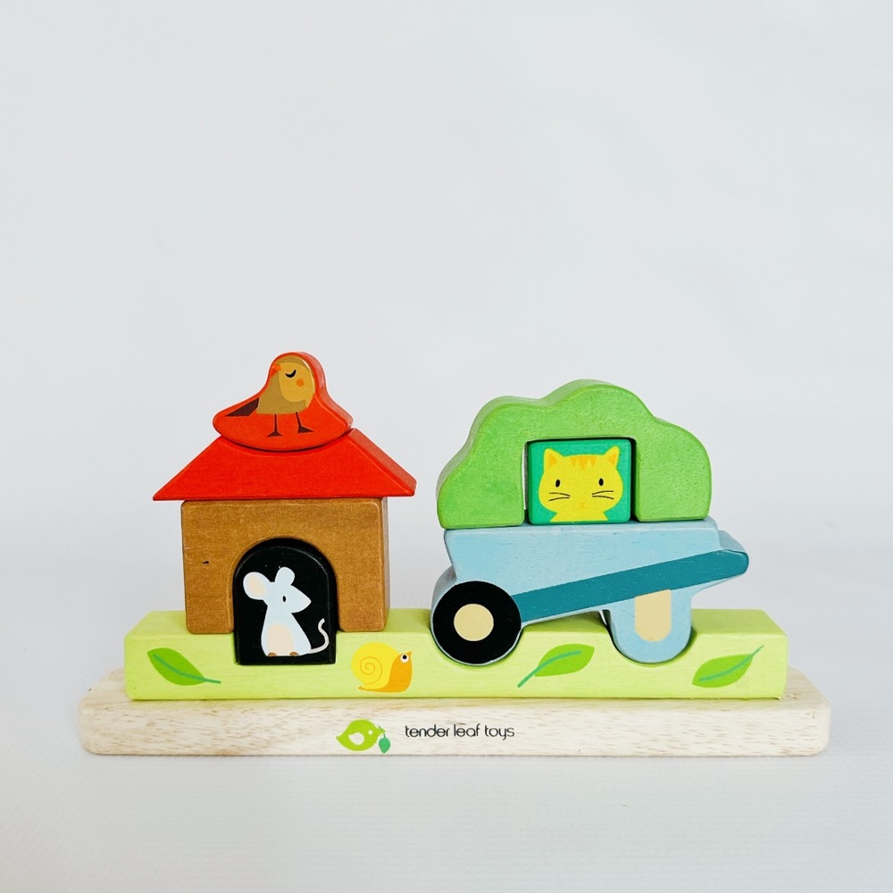 Tender Leaf Toys Garden Wooden Magnetic Puzzle